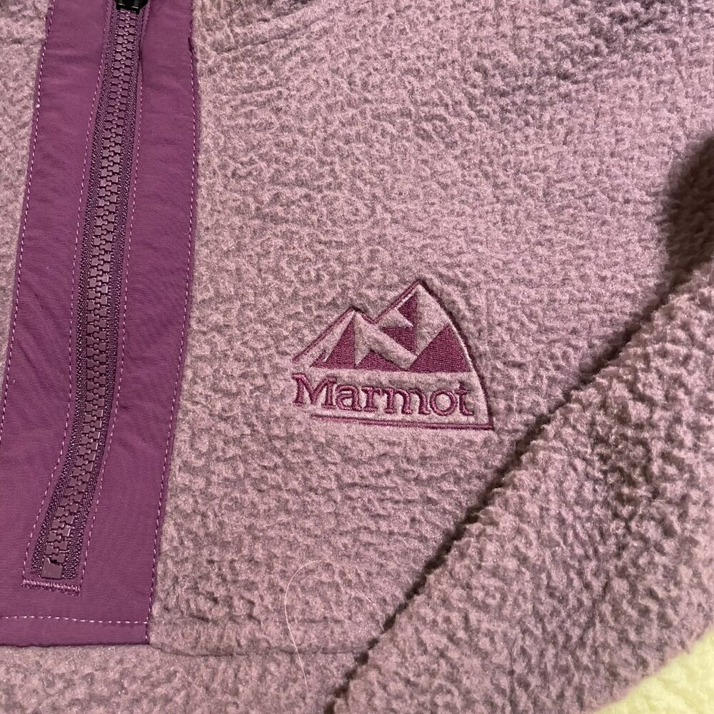 Marmot Women's Super Aros Fleece Hoodie, Large EUC - Picture 2 of 8